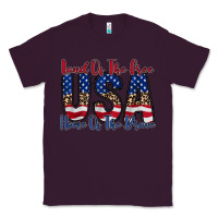 Plum land of the free usa Classic Tee - RacoonDesign