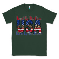 Sports Green land of the free usa Classic Tee - RacoonDesign