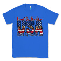 True Royal land of the free usa Classic Tee - RacoonDesign