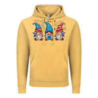 Vintage Mustard fourth of july gnomes Vintage Hoodie - Zillion Design Studio