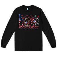 Black home of the free Long Sleeve Tee - RacoonDesign