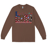 Chestnut home of the free Long Sleeve Tee - RacoonDesign