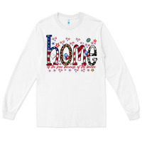 White home of the free Long Sleeve Tee - RacoonDesign