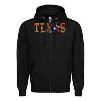 Black texas christmas Zipper Hoodie - JahusDesignShop
