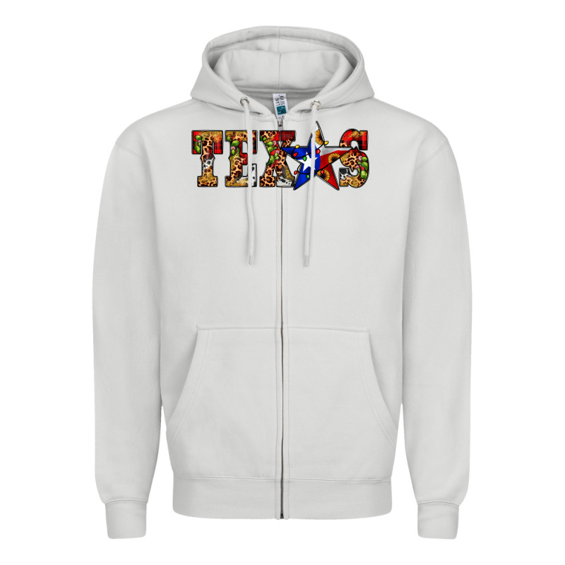 Texas Christmas Zipper Hoodie by JahusDesignShop | Teevron