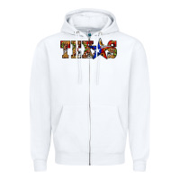 White texas christmas Zipper Hoodie - JahusDesignShop