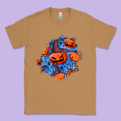 Halloween Pumpkin Patch  5 Classic Tee Designed By Bundleandbundleshop
