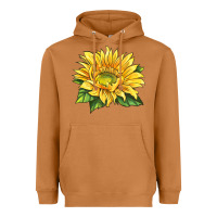 Meerkat starburst greenburst sunflower Heavyweight Hoodie - LillyAllenDesigns