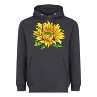 Smoke starburst greenburst sunflower Heavyweight Hoodie - LillyAllenDesigns