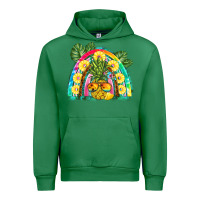 Emerald pineapple rainbow Urban Hoodie - BarkalooDesign