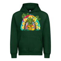 Foreset Green pineapple rainbow Urban Hoodie - BarkalooDesign
