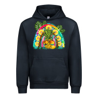 Navy pineapple rainbow Urban Hoodie - BarkalooDesign
