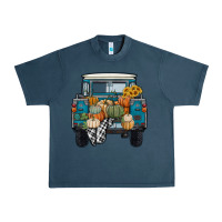 Midnight Navy pumpkin truck Urban Heavy Tee - RanaPortraitStore