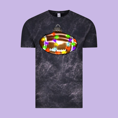 Christmas Football Vintage Tee Designed By Ranaportraitstore