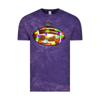 Cloud Purple Christmas football Vintage Tee - RanaPortraitStore
