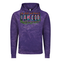 Cloud Purple be still and know that i am god Vintage Hoodie - texasbilliewilder