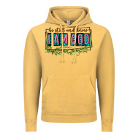 Vintage Mustard be still and know that i am god Vintage Hoodie - texasbilliewilder