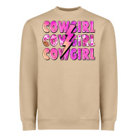 Mushroom cowgirl cowgirl lightning bolt Heavyweight Sweatshirt - Zillion Design Studio
