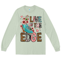Matcha live on the edge ice skating Long Sleeve Tee - FaDigitalArtStudio