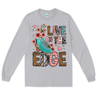 Moon Dust live on the edge ice skating Long Sleeve Tee - FaDigitalArtStudio