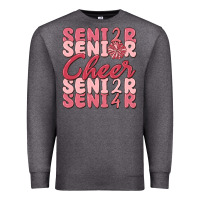 Charcoal Heather senior cheer 2024 Premium Sweatshirt - MaliasSmallBusiness