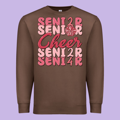 Senior Cheer 2024 Premium Sweatshirt Designed By Maliassmallbusiness