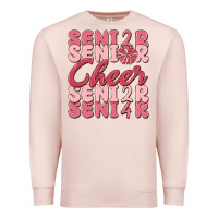 Pale Pink senior cheer 2024 Premium Sweatshirt - MaliasSmallBusiness