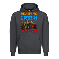 Smoke ready to crush fifth grade Zipper Hoodie - Artiststas