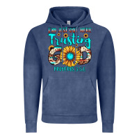 Vintage Denim i m just out here trusting god proverbs 3 5,6 Vintage Hoodie - JahusDesignShop