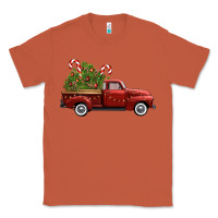 Copper christmas trees truck Classic Tee - FaDigitalArtStudio