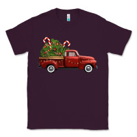 Plum christmas trees truck Classic Tee - FaDigitalArtStudio