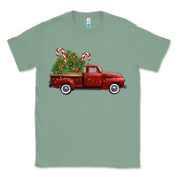 Sage christmas trees truck Classic Tee - FaDigitalArtStudio