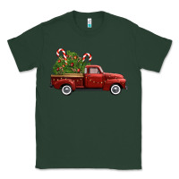 Sports Green christmas trees truck Classic Tee - FaDigitalArtStudio