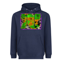 Navy leopard cowhide halloween background Heavyweight Hoodie - Jasminsmagicworld