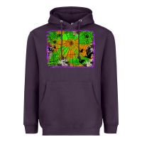 Plum leopard cowhide halloween background Heavyweight Hoodie - Jasminsmagicworld