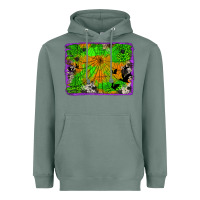 Sage leopard cowhide halloween background Heavyweight Hoodie - Jasminsmagicworld