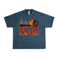 Midnight Navy let's go racing Urban Heavy Tee - Zillion Design Studio