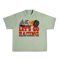 Oil Green let's go racing Urban Heavy Tee - Zillion Design Studio