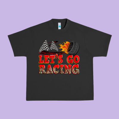 Let's Go Racing Urban Heavy Tee Designed By Zillion Design Studio