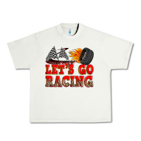 Pistachio let's go racing Urban Heavy Tee - Zillion Design Studio