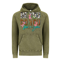 Vintage Olive be you do you for you Vintage Hoodie - texasbilliewilder