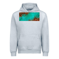 Heather Grey tooled leather turquoise glitter 11oz mug Urban Hoodie - Jasminsmagicworld