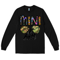 Black mini of both Long Sleeve Tee - CowhideDigitalArt