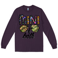 Plum mini of both Long Sleeve Tee - CowhideDigitalArt
