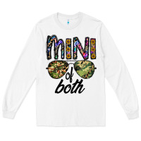 White mini of both Long Sleeve Tee - CowhideDigitalArt