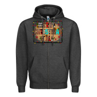 Charcoal Heather merry christmas y'all Zipper Hoodie - JahusDesignShop