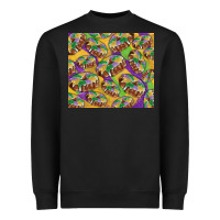 Black Mardi gras king cake Heavyweight Sweatshirt - RanaPortraitStore