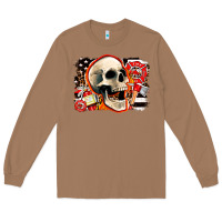 Toasted Coconut firefighter skull Long Sleeve Tee - AdoDesignShop