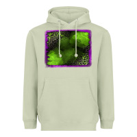 Matcha leopard halloween background Heavyweight Hoodie - Jasminsmagicworld