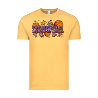 Vintage Mustard sister basketball Vintage Tee - Zillion Design Studio